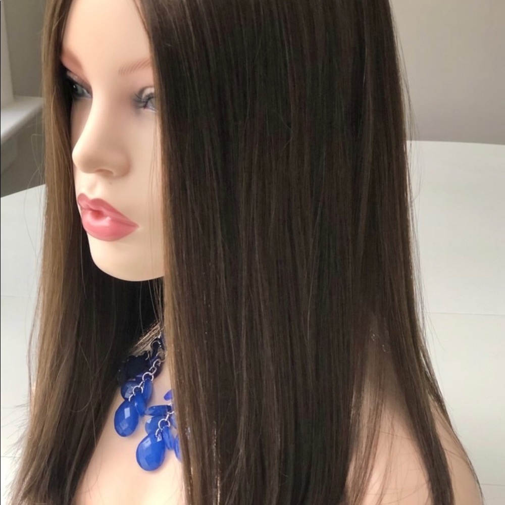18in 8x8 silk Base Hair Topper New!!